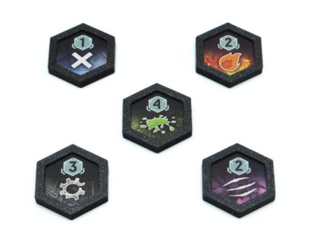 BGExpansions - Nemesis & Nemesis: Lockdown: Exploration Token Shields   Protectors (30 Pieces) For Discount