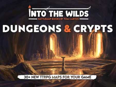 Into the Wilds Battlemap Books - Dungeons & Crypts *PRE-ORDER* on Sale