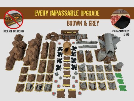 AdrenaCreative - Thunder Road: Vendetta - Every Impassible Terrain Upgrade (Brown and Grey Version) For Sale