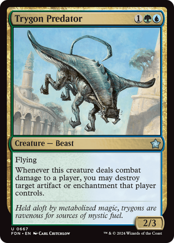 Trygon Predator (FDN-667) - Foundations [Uncommon] For Discount