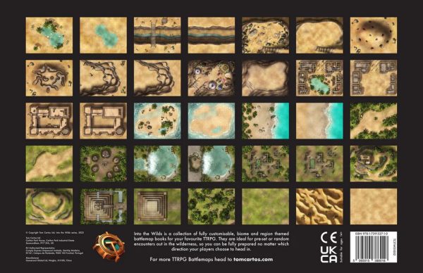 Into the Wilds Battlemap Books - Deserts & Jungles *PRE-ORDER* Cheap