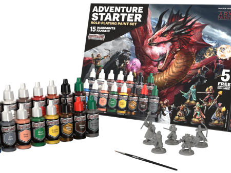 Army Painter - Warpaints Fanatic: Adventure Starter Role-Playing Paint Set Fashion