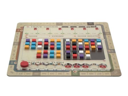 BGExpansions - Age of Steam: Goods Organizer for Age of Steam. Acrylic Overlay (1 Piece) Hot on Sale