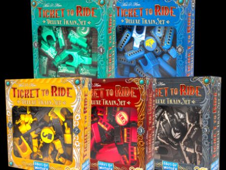 Ticket to Ride: 20th Anniversary Deluxe Train Bundle (Set of 5) For Cheap