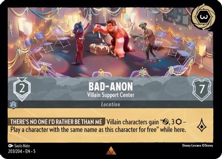 Bad-Anon - Villain Support Center (203 204) - Shimmering Skies  [Rare] Hot on Sale