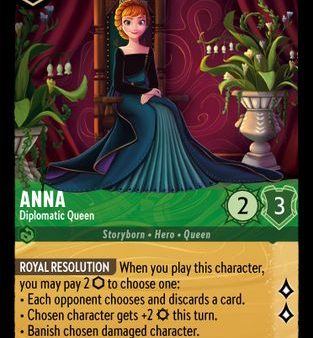 Anna - Diplomatic Queen (85 204) - Shimmering Skies Cold Foil [Legendary] Hot on Sale