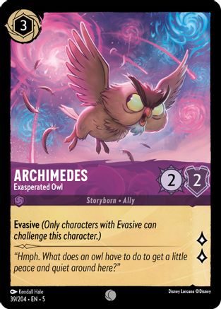 Archimedes - Exasperated Owl (39 204) - Shimmering Skies Cold Foil [Common] Online now