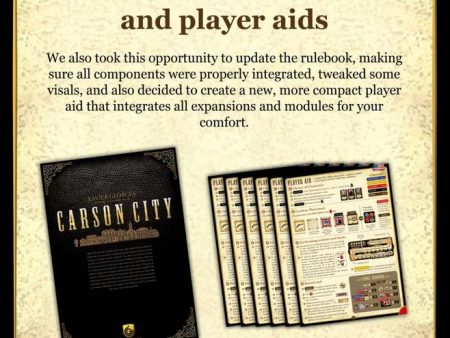 Carson City: Big Box - Rulebook an Player Aid Set (French) For Sale