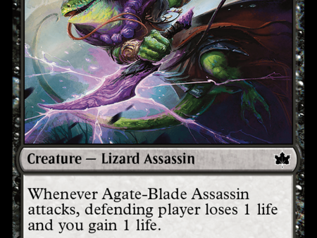 Agate-Blade Assassin (BLB-082) - Bloomburrow Foil [Common] Online now