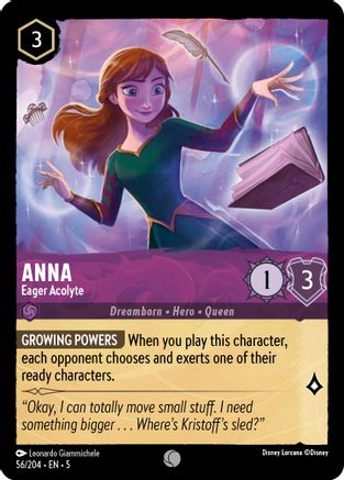 Anna - Eager Acolyte (56 204) - Shimmering Skies Cold Foil [Common] Online Hot Sale