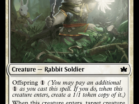 Intrepid Rabbit (BLB-017) - Bloomburrow Foil [Common] on Sale