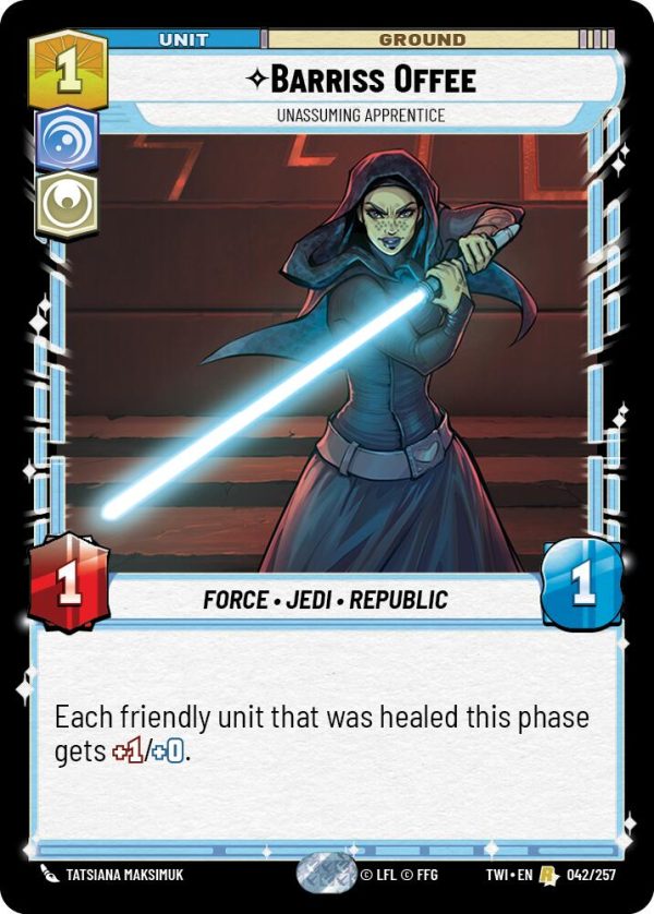 Barriss Offee - Unassuming Apprentice (042 257) [Twilight of the Republic] For Discount