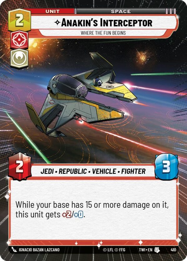 Anakin s Interceptor - Where the Fun Begins (Hyperspace) (410) [Twilight of the Republic] Online Sale